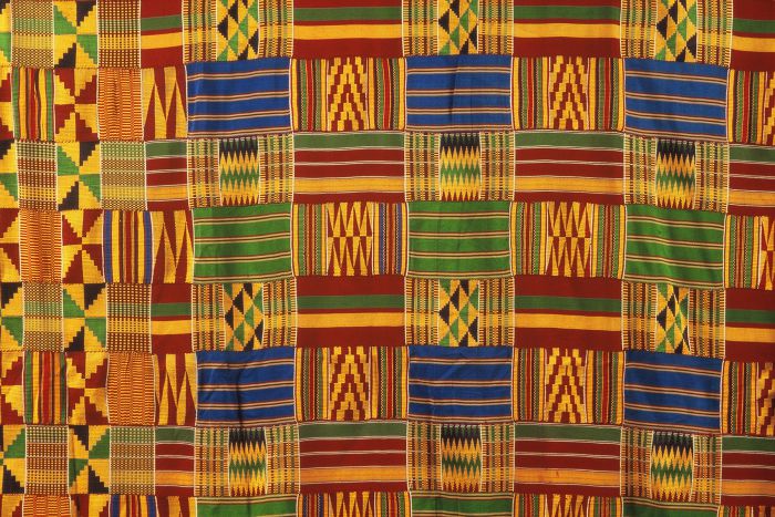 Sold at Auction: ASHANTI, ASANTE PEOPLE KENTE CLOTH, GHANA