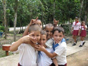 Schoolchildren in Pinar del Rio reflect the multiethnic diversity of Cuba. -Photo courtesy D. Mueller