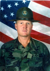 Keel in 1995, as a drill sergeant at Ft. Benning, Ga.