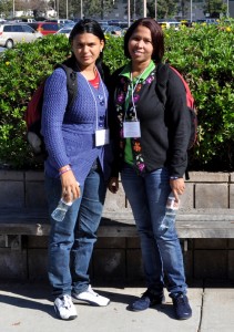  SEED Scholars from the Dominican Republic, L-R: Maria Paulino and Yennis Ferreras; photo by Erika Valdez