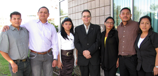 SEED Scholars from Nicaragua with the Honorable Jose Alberto Acevedo Vogl, Consulate General of Nicaragua.
