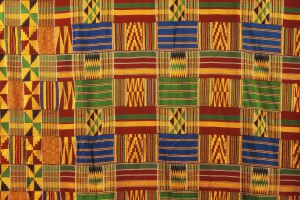 A man’s cloth of the Asante peoples, Ghana, c. 1960. Photo: E. G. Schempf