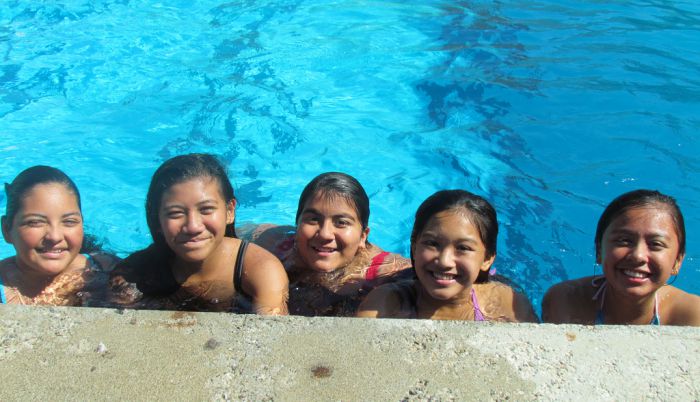 YDA girls swim