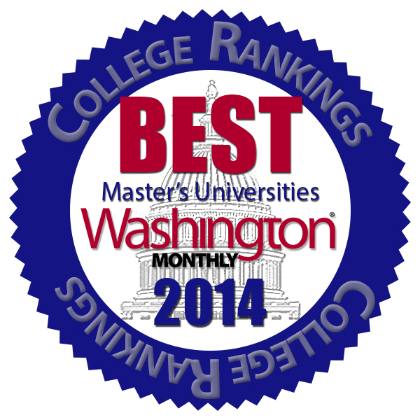 Washington Monthly Best Colleges badge