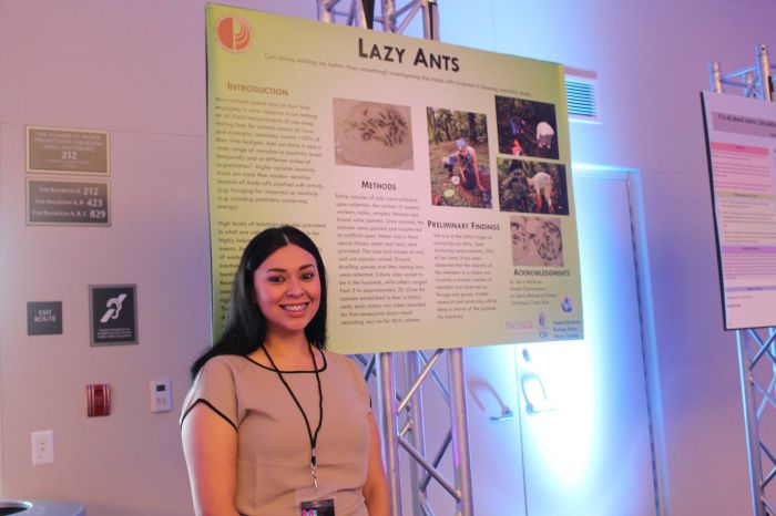  Yajaira Bautista at research poster