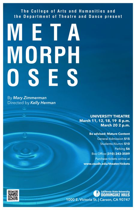 poster for Metamorphoses play