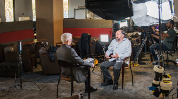 60 Minutes Anderson Cooper and Larry Rosen in Dominguez Den