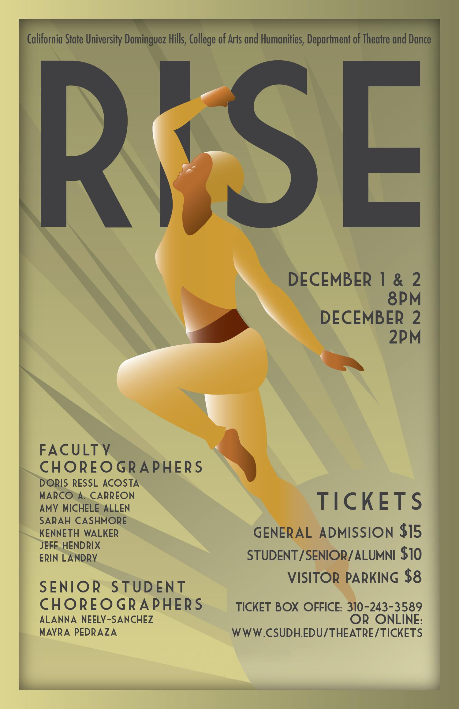 RISE - Department of Theatre and Dance fall Dance Concert