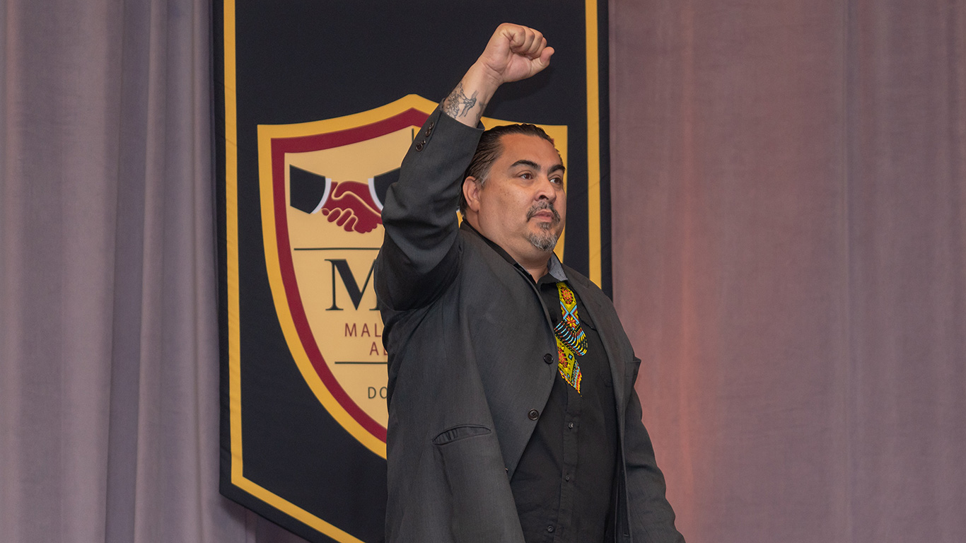 Cesar A. Cruz, an author who oversees the Hommies Empowerment Program, served as keynote speaker to the 10th Annual MSA Summit.