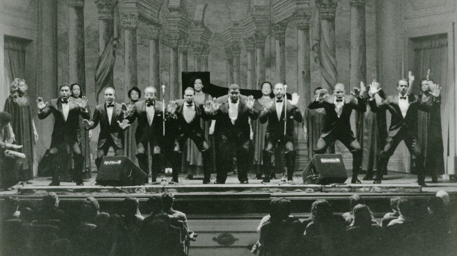 The Albert McNeil Jubilee Singers in Italy in 1996.