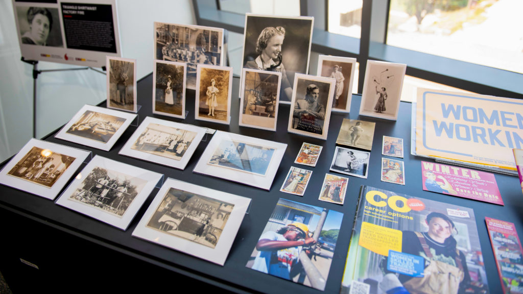 Display of historic and contemporary images.