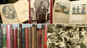 images of books from the Mayme Clayton Collections