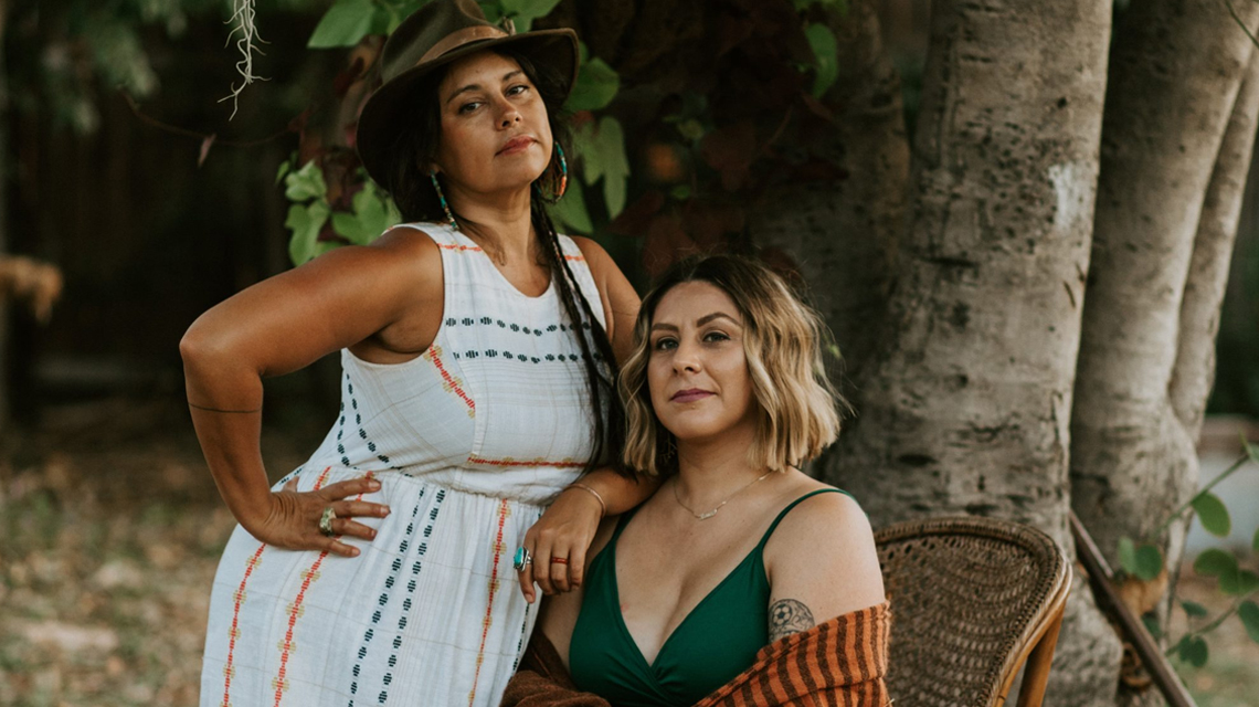 Cristina Rose (Smith) and Renee Lemus, founders and hosts of the podcast Las Doctoras.