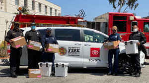 Nursing students partner with LAFD in vaccine rollout