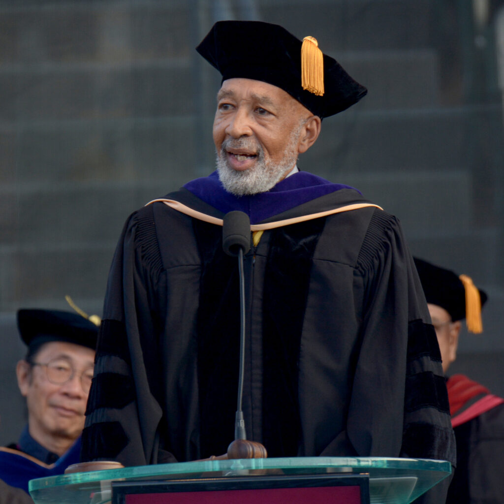 Michael Lawson at Commencement