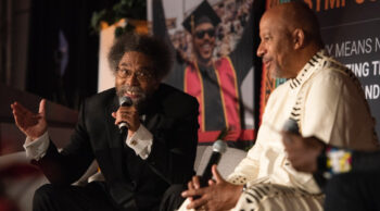 Dr. Cornell West and President Parham