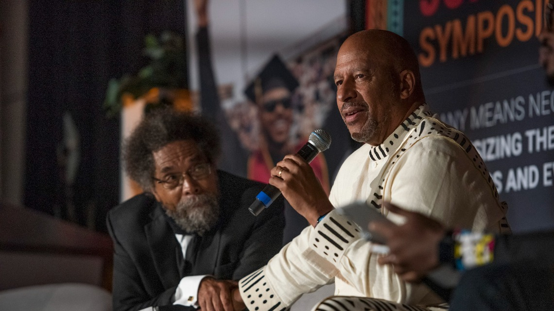 Dr. Cornel West and President Parham