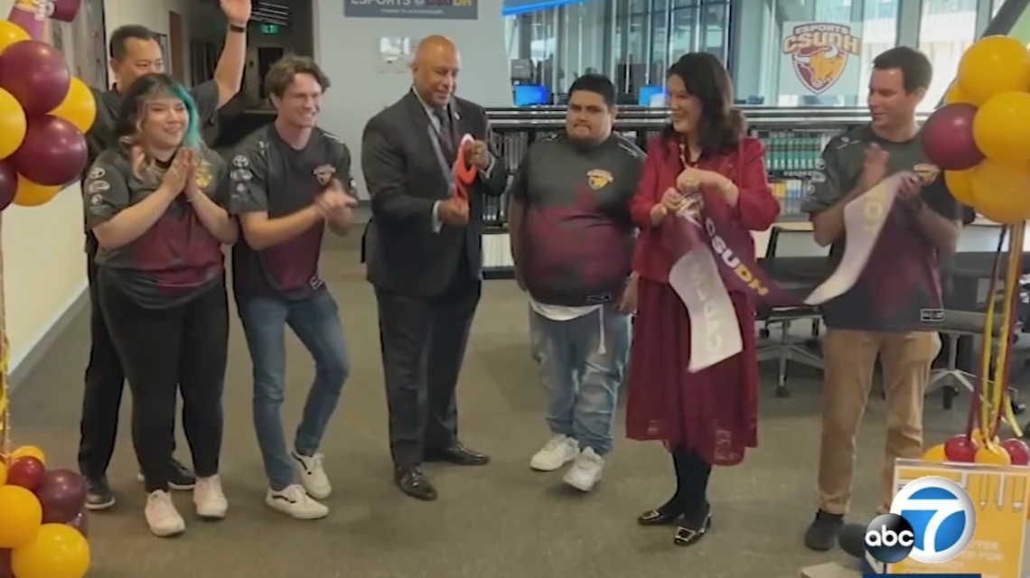 Ribbon Cutting still with KABC logo