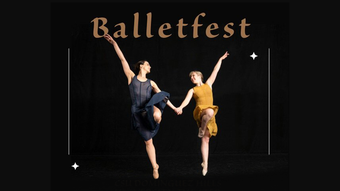 Text reading "Balletfest," and two dancers