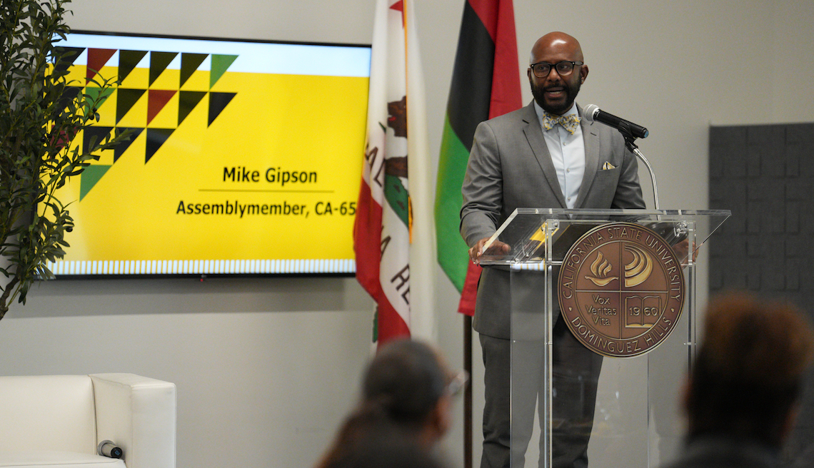 CA Assemblymember Mike Gipson at CSUDH