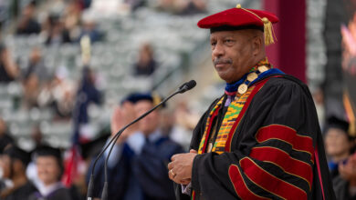 President Parham in regalia
