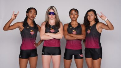 Four Toro women cross-country athletes