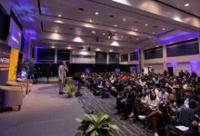 Dr. Williams Franklin speaks at the 2025 YMOC Conference.