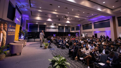 Dr. Williams Franklin speaks at the 2025 YMOC Conference.