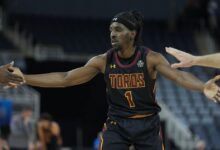 David Cheatom during basketball game