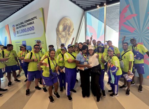 Vanessa Williams Brooks with members of her "Green Army" of volunteers.
