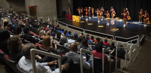 CSUDH dance team performing